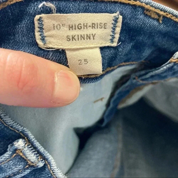 Madewell 10" high-rise skinny  buttoned fly jeans - Picture 10 of 11